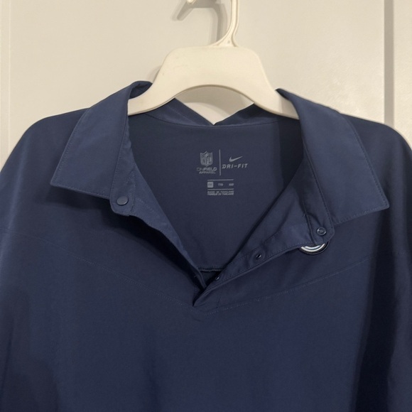 Nike Dri-Fit Team Issued Tennessee Titans NFL On-Field Blue Polo Mens XXL NFL - Picture 2 of 11